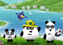 3 Pandas in Brazil hazajutós játékok