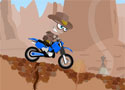 Cowboy Biker egyszerű motoros ügyességi játék