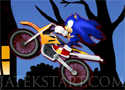 Sonic Halloween Racing motorozz a pályán