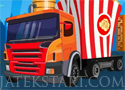 Food Battle Truck harcolj a játékban a hamburgeres autóssal