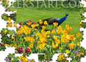 Jigsaw - Flowers And Peacock Játékok