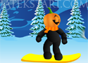 Pumpkin Snowboard kerüld el az akadályokat és szerezz sok pontot