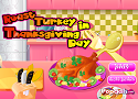Roast Turkey in Thanksgiving Day