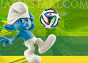 Smurfs World Cup focis ügyességi játékok gyerekeknek